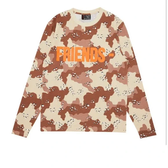 VLONE | Shirts | Brand New Rare Vlone Friends Long Sleeve Shirt 